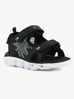Leaf Filipstad  Blinkende Sandaler, Sort