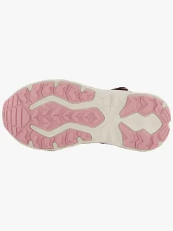 Leaf Karlstad WP Fleece-forede Sneakers, Burgundy