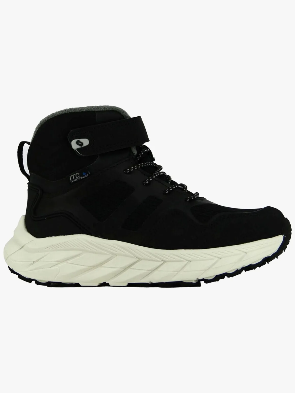 Leaf Karlstad WP Fleece-forede Sneakers, Sort