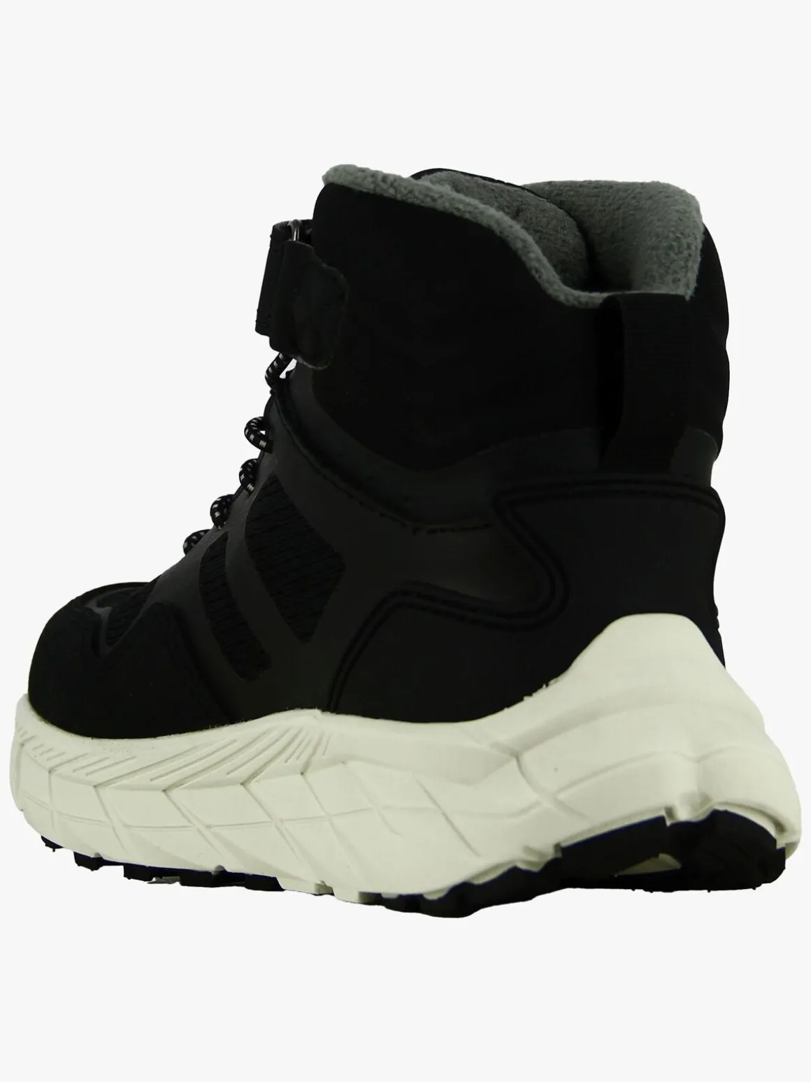 Leaf Karlstad WP Fleece-forede Sneakers, Sort