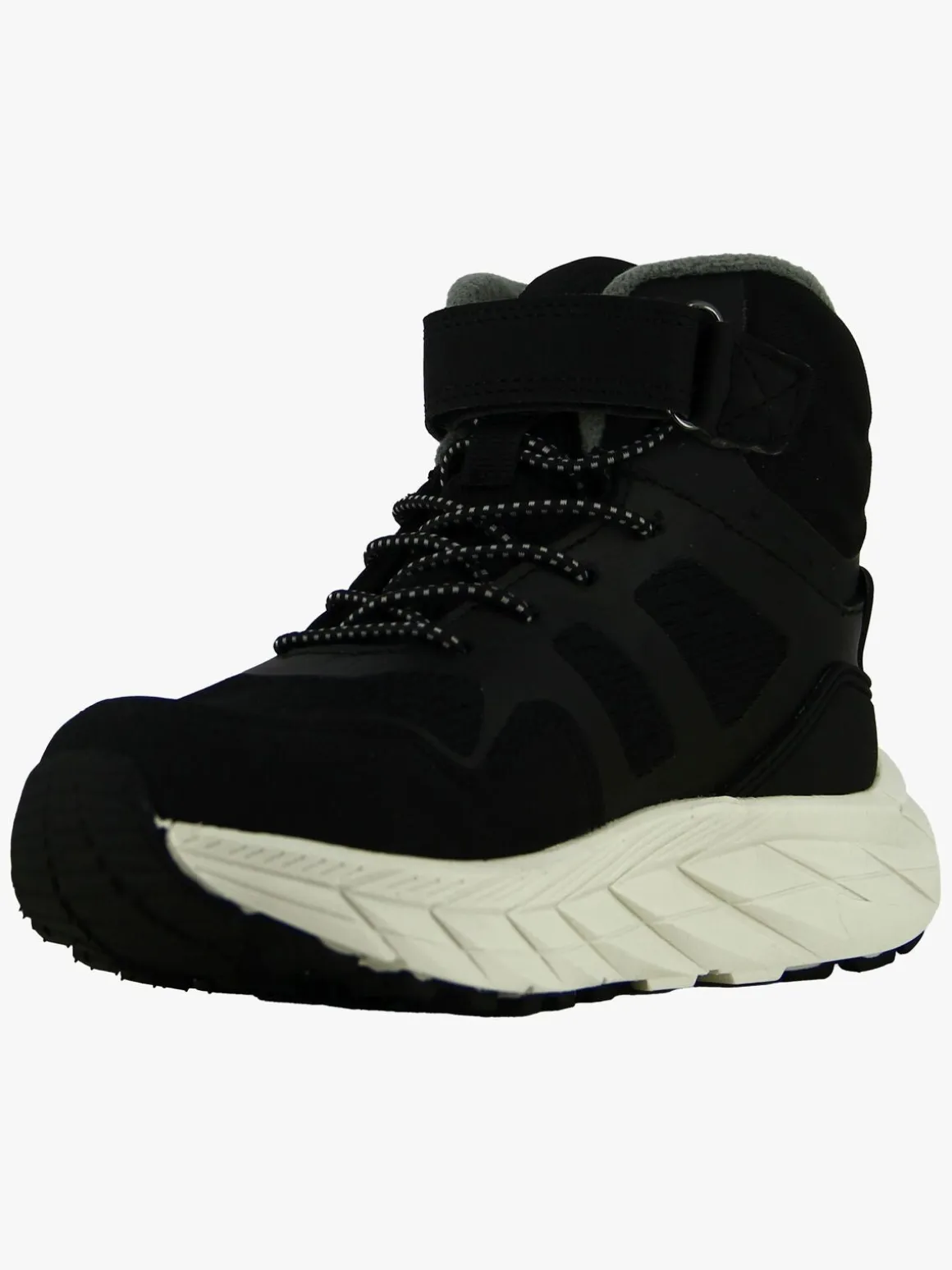 Leaf Karlstad WP Fleece-forede Sneakers, Sort