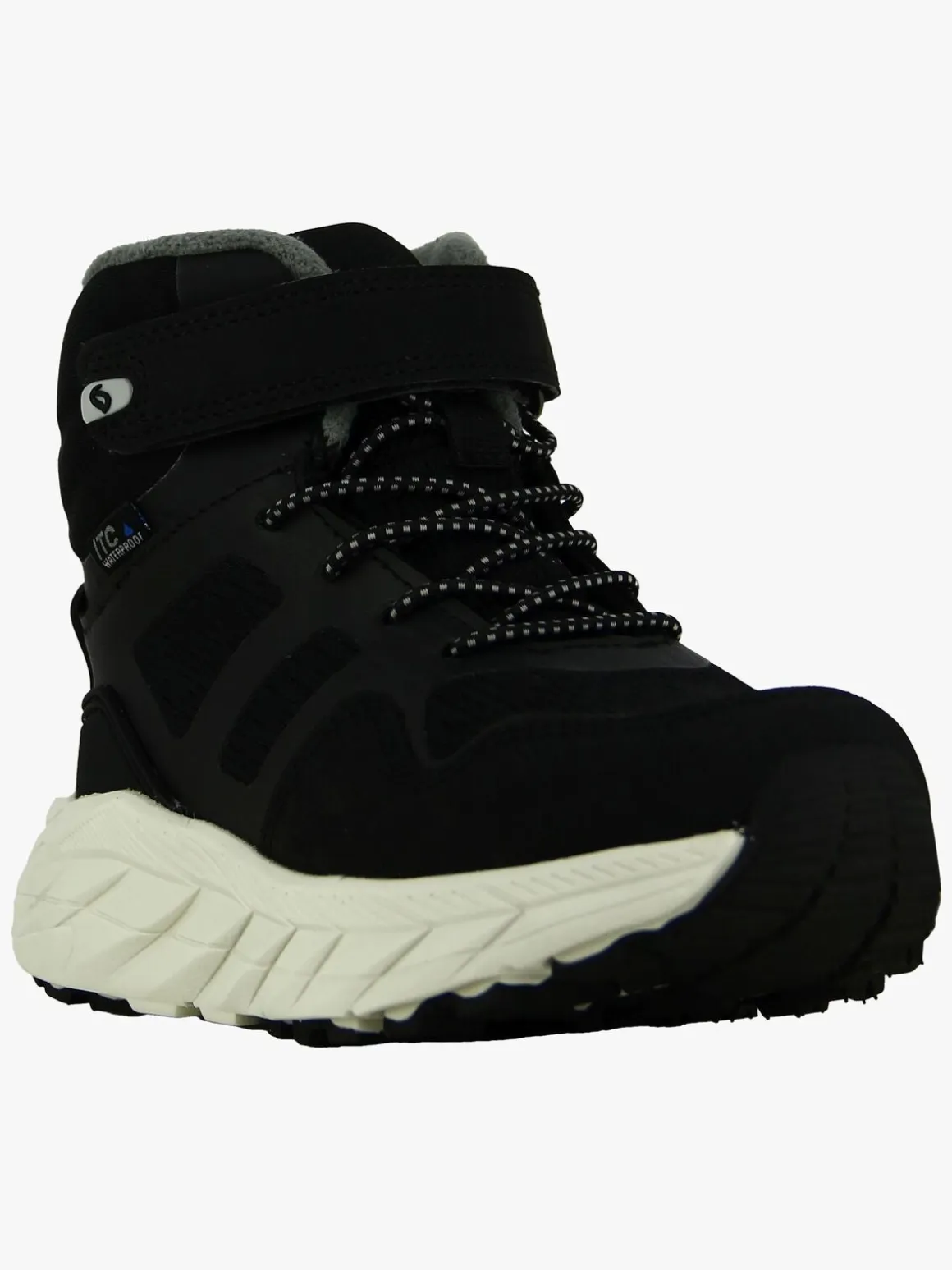 Leaf Karlstad WP Fleece-forede Sneakers, Sort