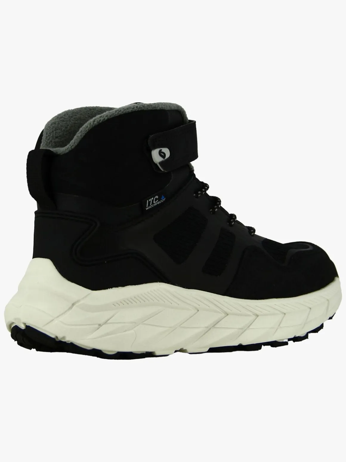 Leaf Karlstad WP Fleece-forede Sneakers, Sort