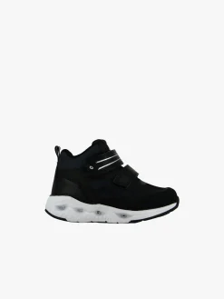 Leaf Kumla Blinkende Sneakers, Sort