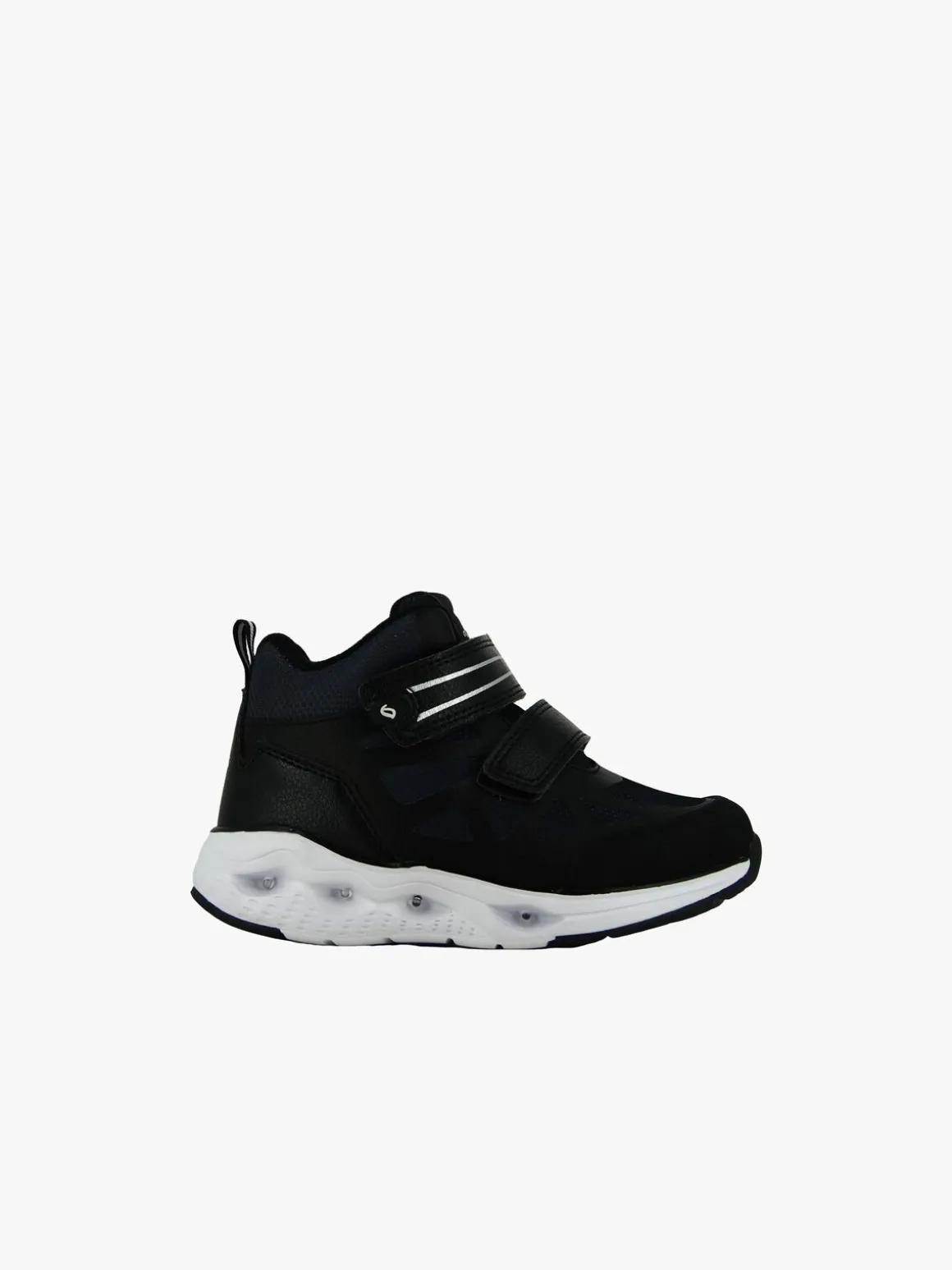 Leaf Kumla Blinkende Sneakers, Sort