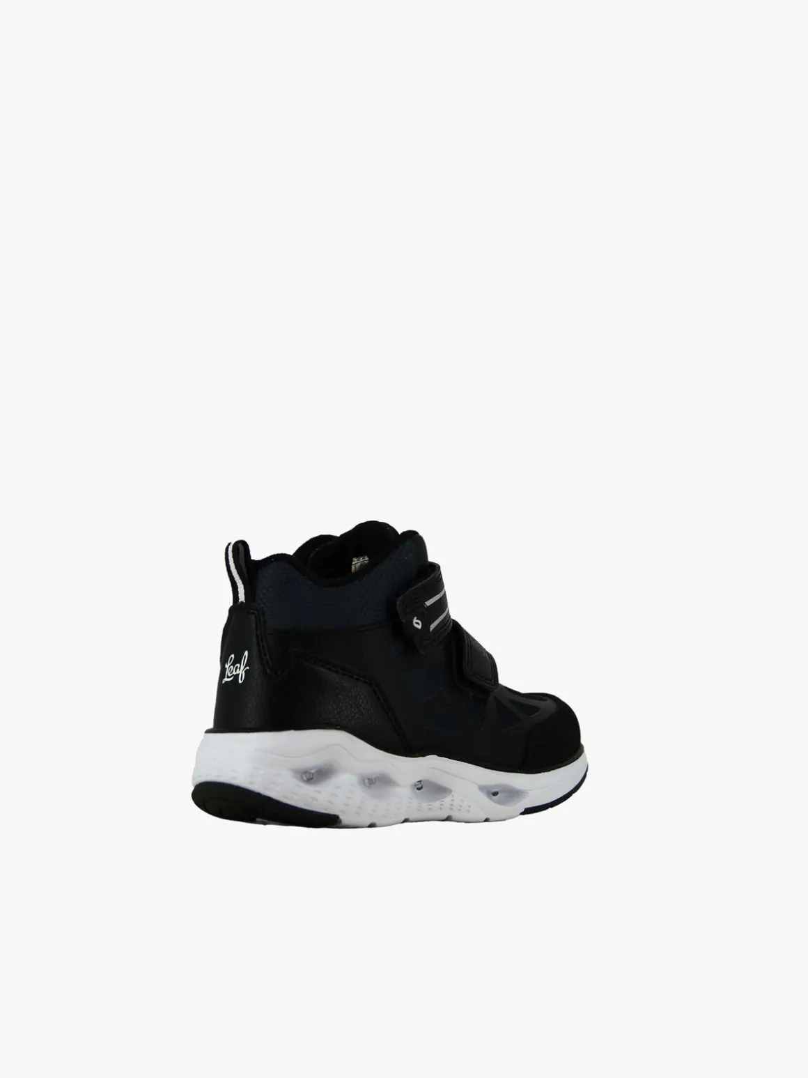 Leaf Kumla Blinkende Sneakers, Sort