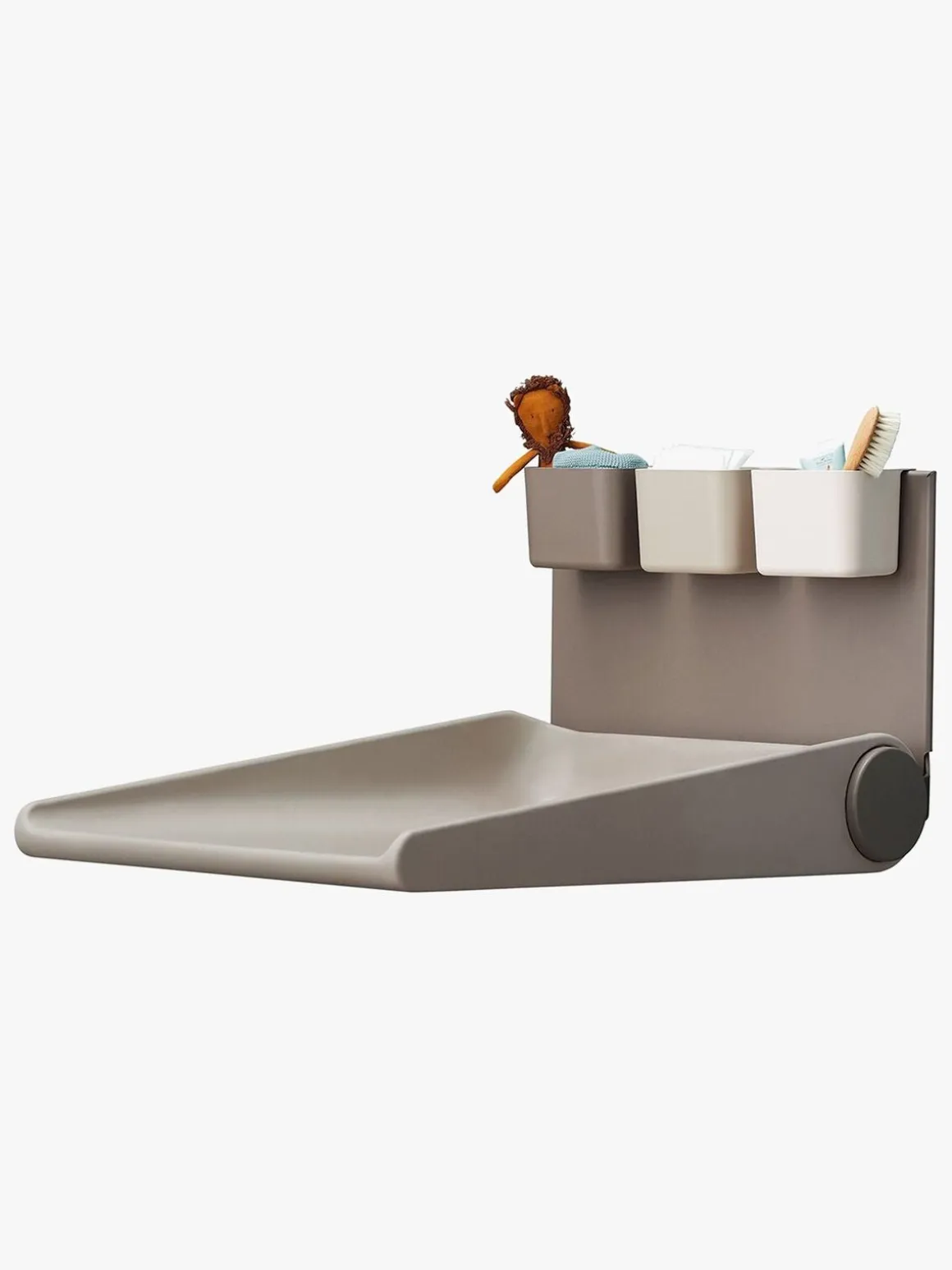 Leander Wally™ Væghængt Puslebord, Cappuccino