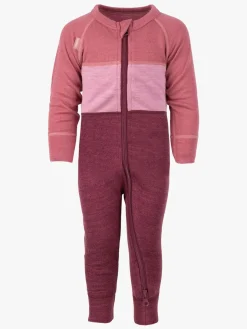 Lindberg Bamboo Merino Skiundertøj Flyverdragt, Blush/Rose