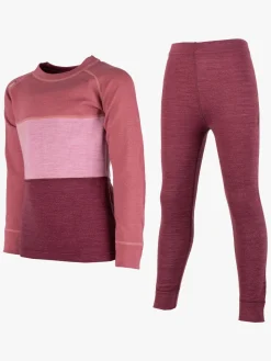 Lindberg Bamboo Merino Skiundertøj, Blush/Rose