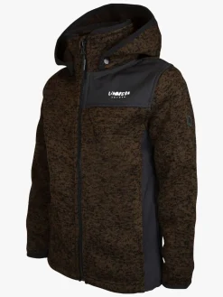 Lindberg Bormio Fleecetrøje, Dark Brown