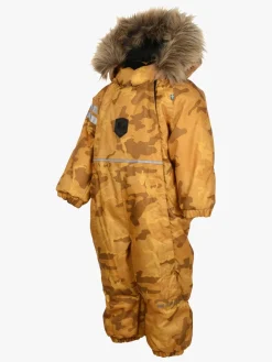 Lindberg Camo Babyflyverdragt, Yellow