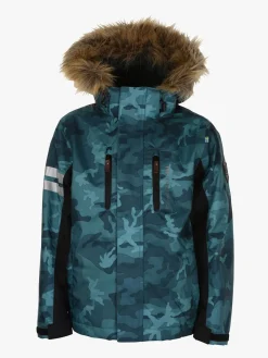 Lindberg Camo Vinterjakke, Lagoon