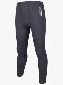 Lindberg Merino Skiundertøj JR Merinomix, Black Melange