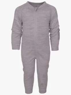 Lindberg Merino Termoundertøjs-heldragt Merinomix, Gråmeleret