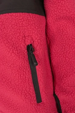 Lindberg Ramund Fleecetrøje, Cerise