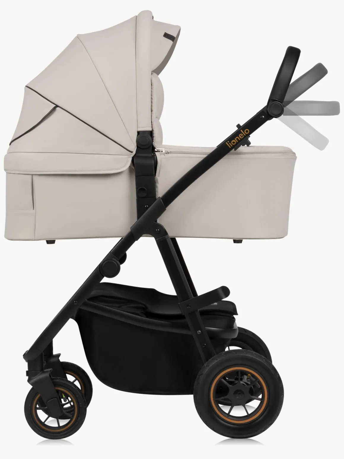 Lionelo Amber Plus 2-in-1 Duovogn, Beige Sand