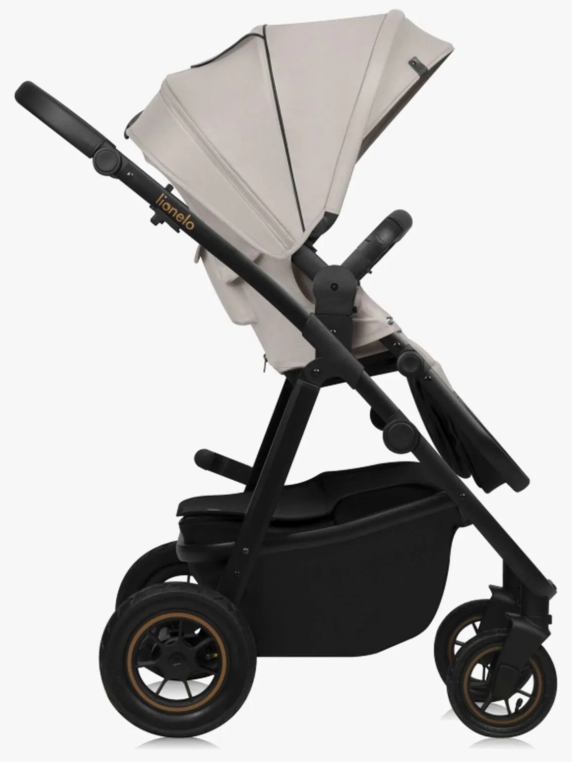 Lionelo Amber Plus 3-in-1 Kombivogn, Beige Sand