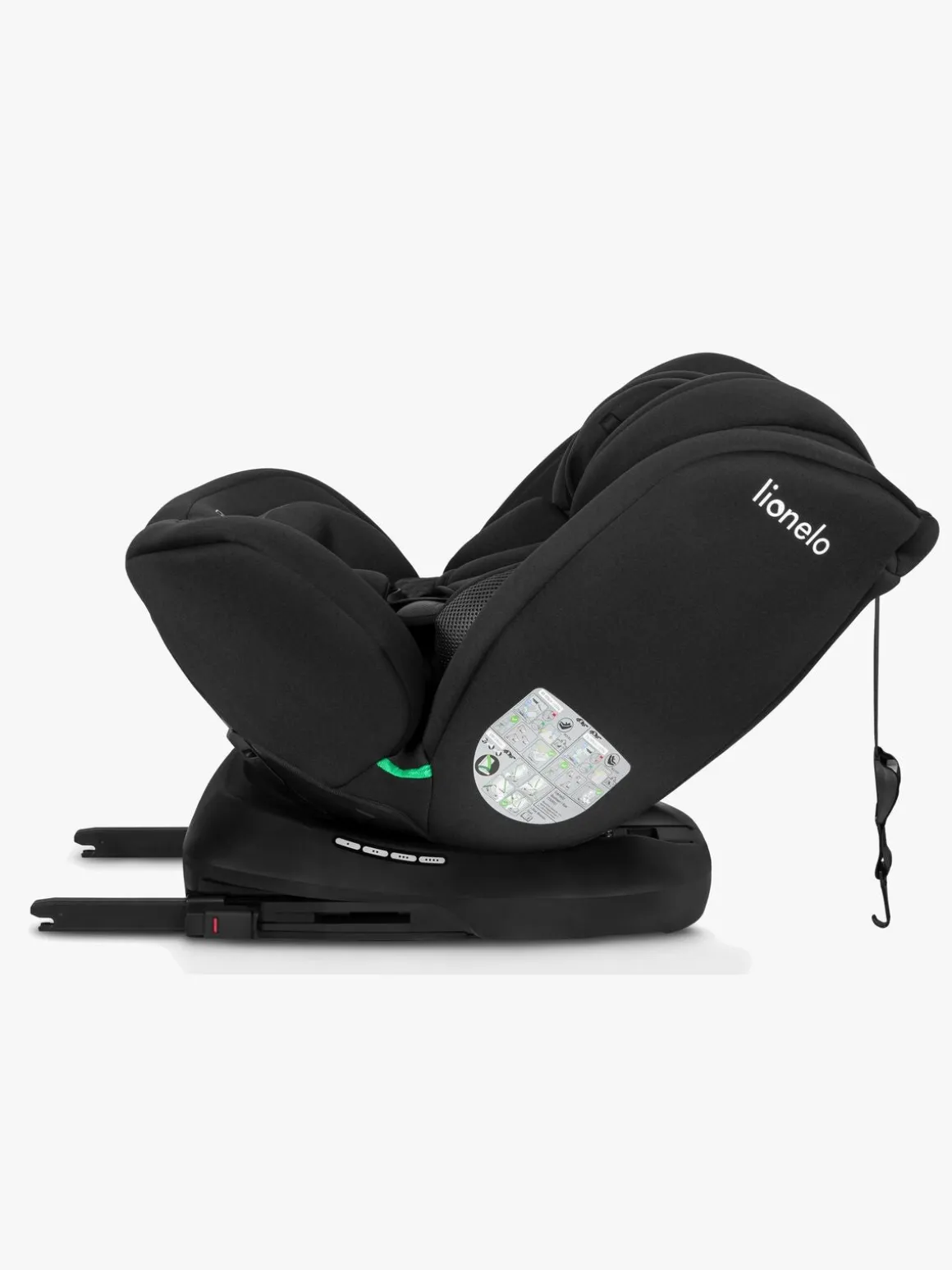 Lionelo BASTIAAN i-Size Autostol, Black Carbon
