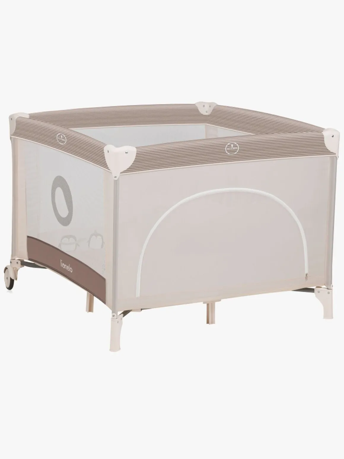 Lionelo BONNIE Kravlegård til Barn & Baby, Beige Sand