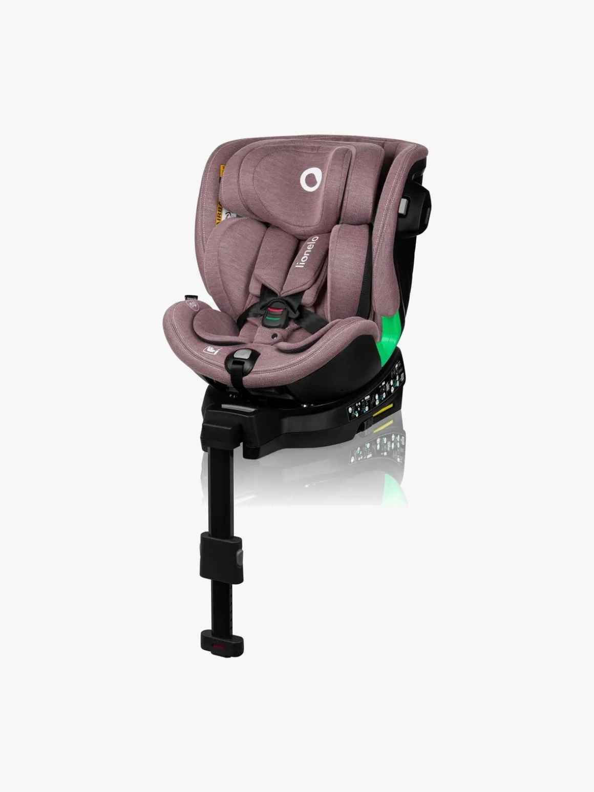 Lionelo Harmony i-Size Autostol, Pink Mauve Bamboo