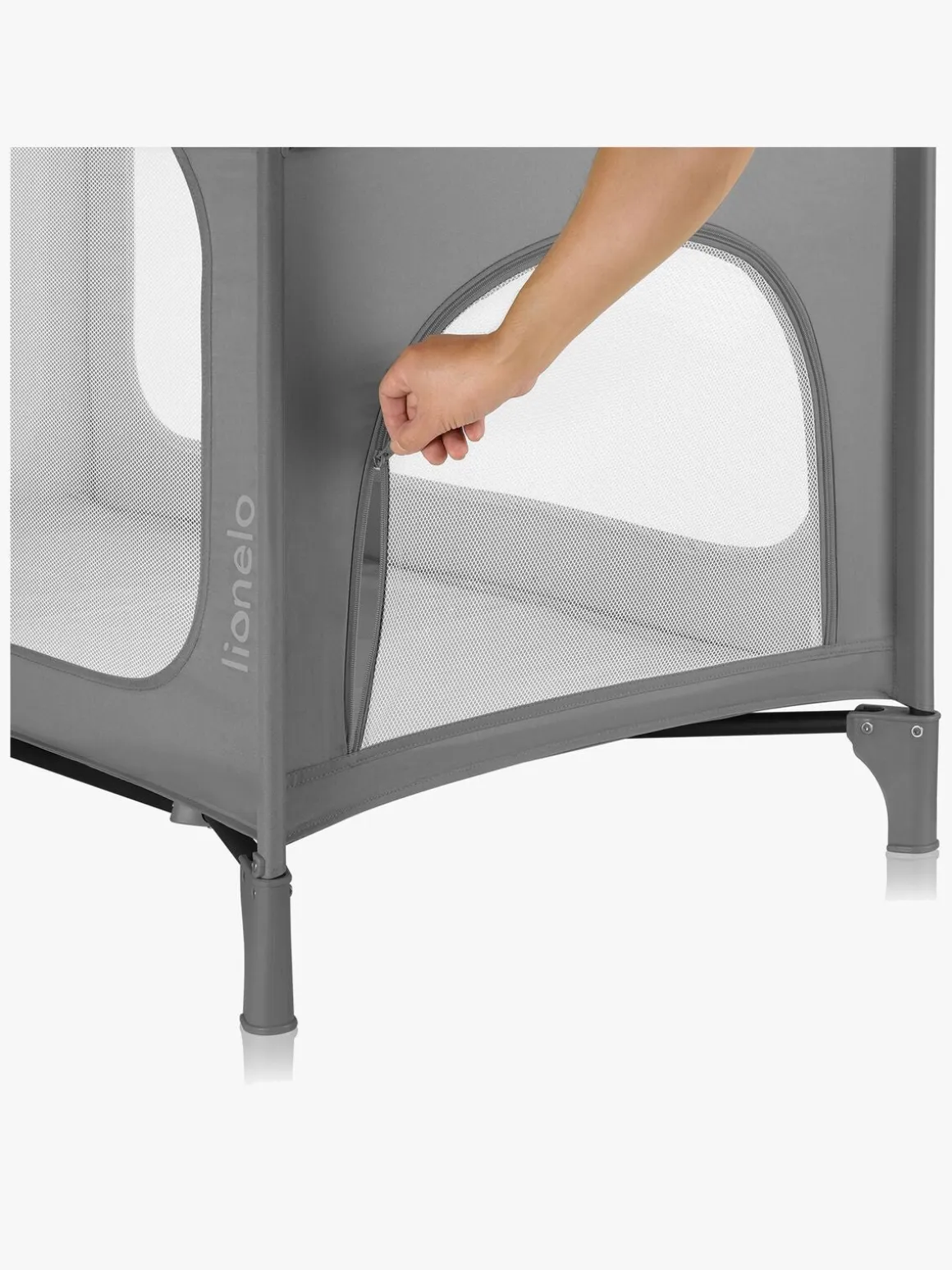 Lionelo JASMIN EASY FOLD Weekendseng, Grey Stone