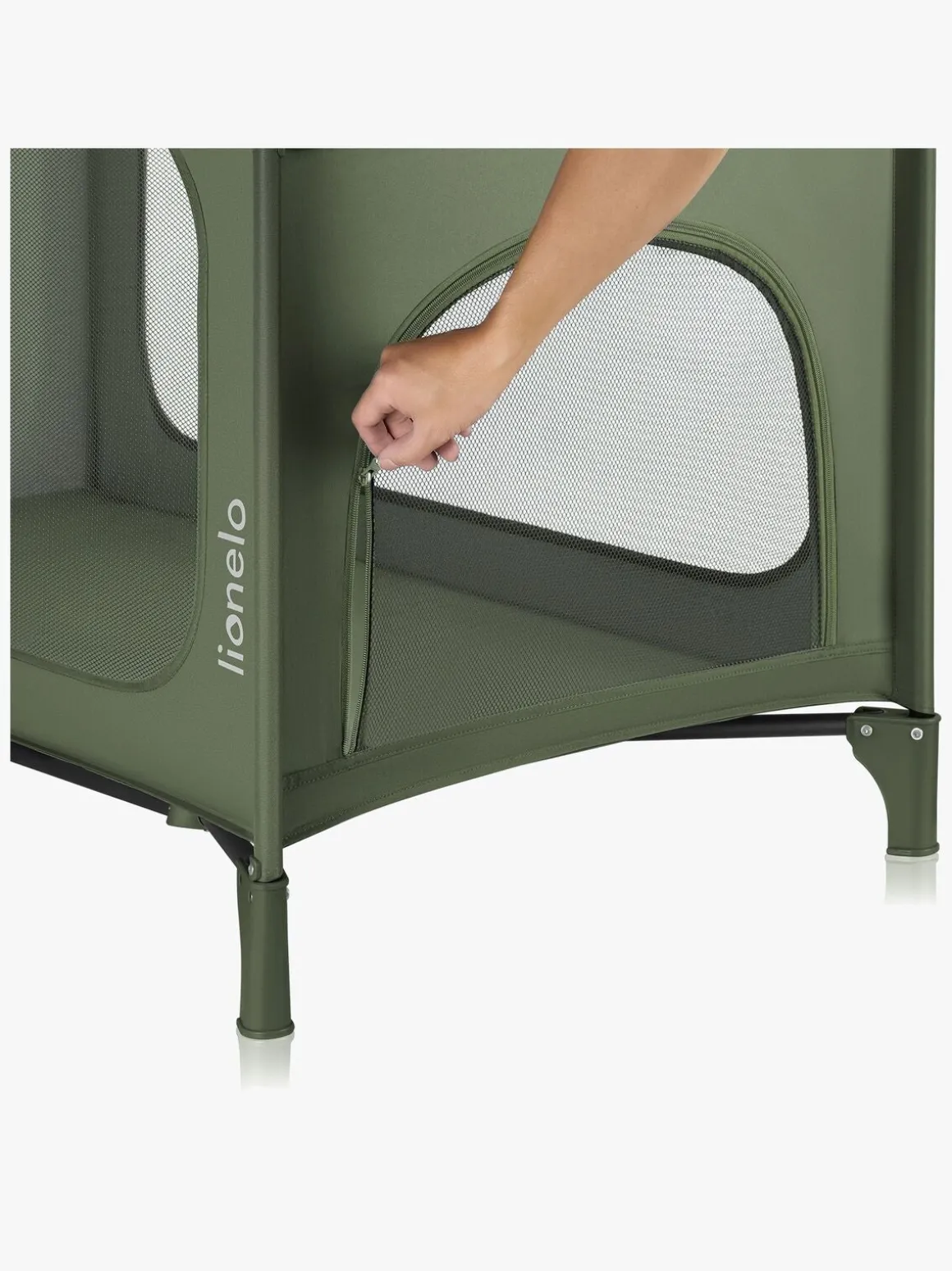 Lionelo JASMIN EASY FOLD Weekendseng, Green Olive
