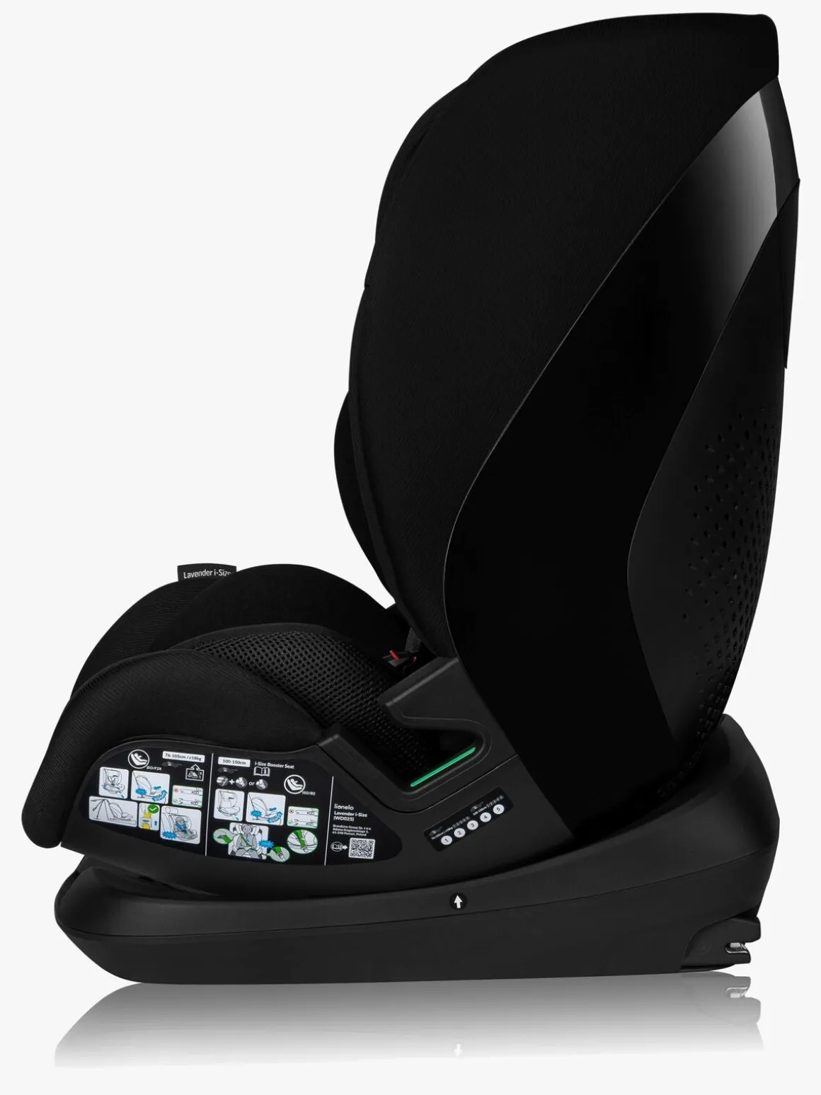 Lionelo Lavender I-size Autostol, Black Carbon