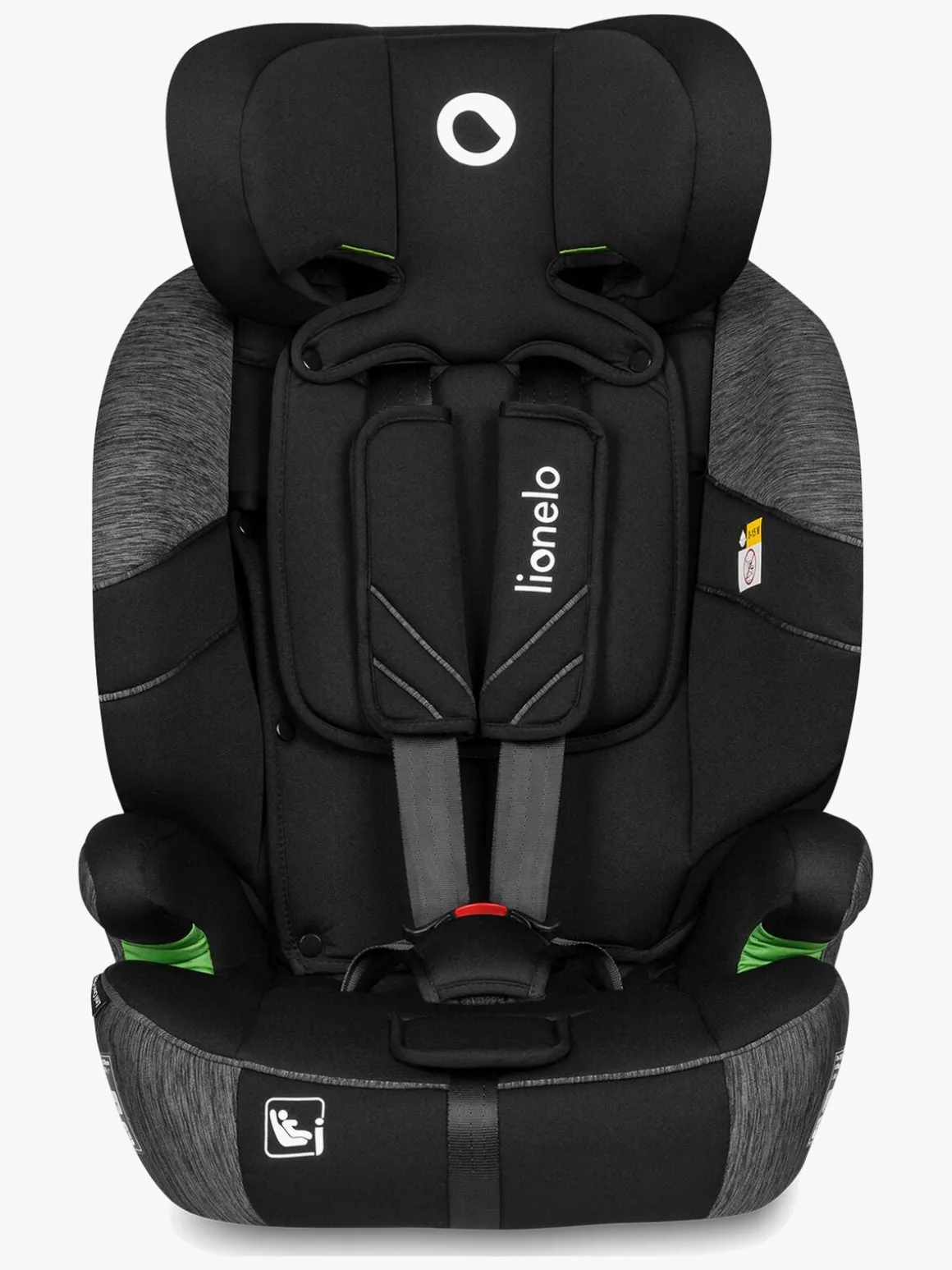 Lionelo LEVI ONE i-Size Autostol, Black Grey