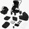 Lionelo Meril 3-in-1 Kombivogn, Black Onyx
