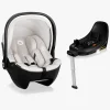 Lionelo Moxie i-Size Autostol Baby inkl. Base, Beige Sand