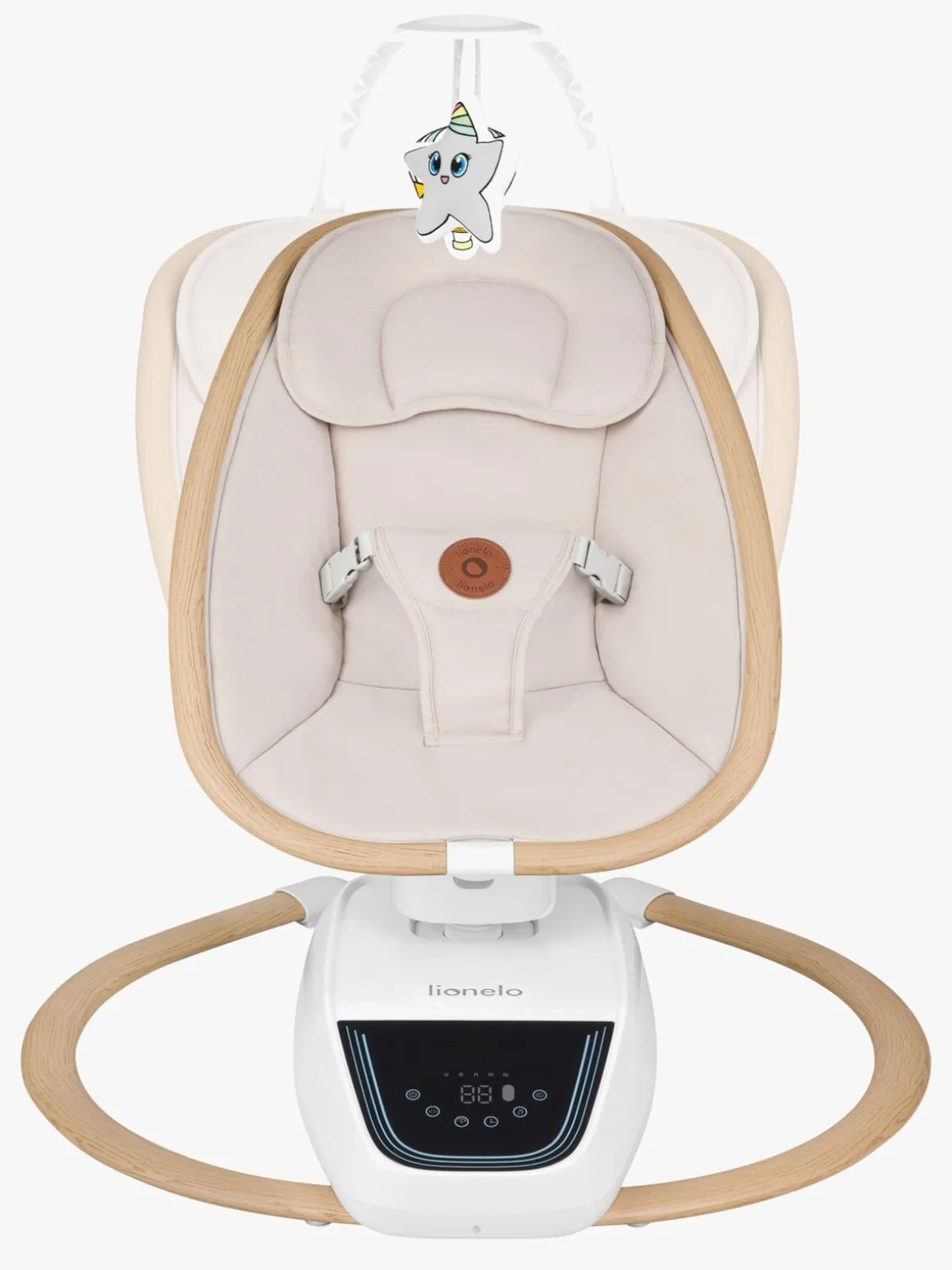 Lionelo Skråstol OLIVIA, Beige Natural