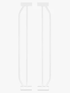 Lionelo Truus Slim Sikkerhedsgitter, White/Natural