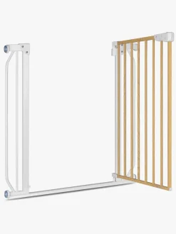 Lionelo Truus Slim Sikkerhedsgitter, White/Natural
