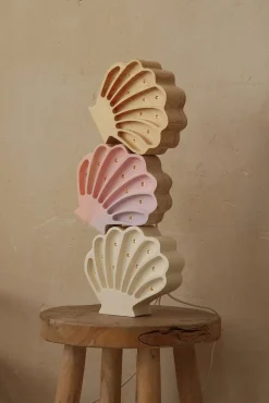 Little Lights Lampe Muslingeskal, Mermaids Pink
