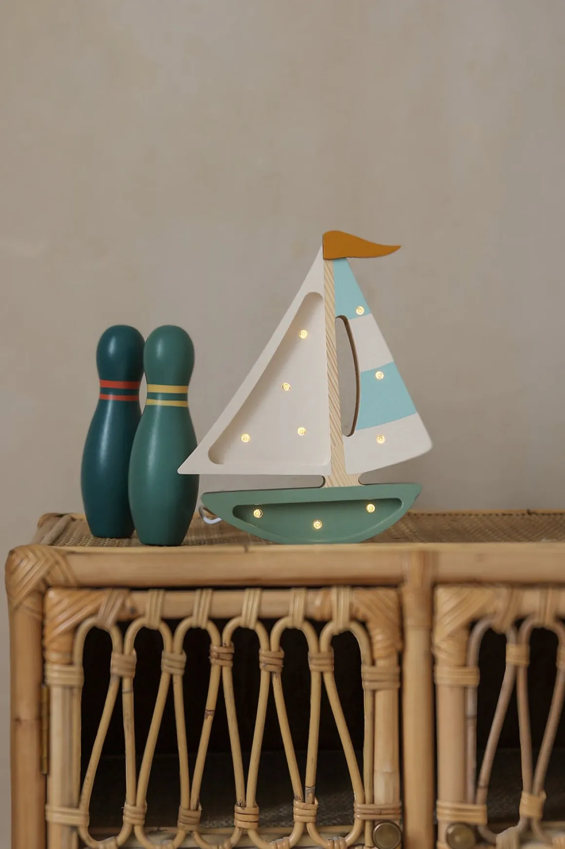 Little Lights Lampe Sejlbåd, Olive Tree