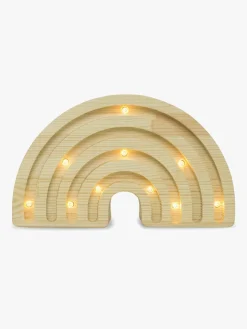 Little Lights Mini Lampe Regnbue, Wood