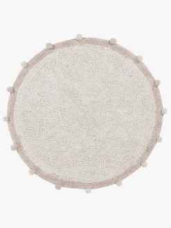 Lorena Canals Vaskbart Gulvtæppe Bubbly Ø120, Vintage Nude
