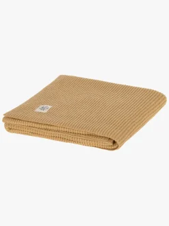 Lässig Strikket Tæppe 80x100, Nubs Camel