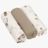 Lässig Swaddle Stofbleer 3-pak 85x85, Royal Blue