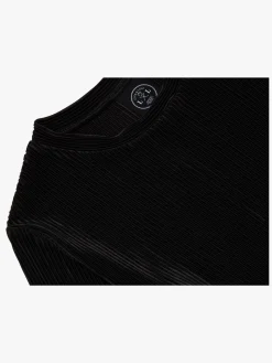 Luca & Lola Elettra Langærmet Top, Black