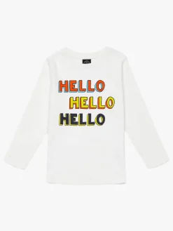 Luca & Lola Gabriel Langærmet T-Shirt, Offwhite