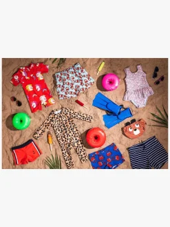 Luca & Lola Noto UV-badebukser, Red