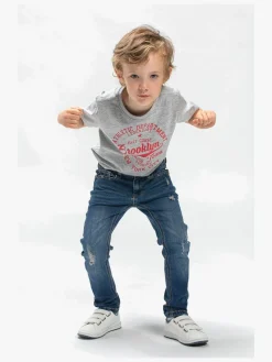 Luca & Lola Paulo T-Shirt 2-pak, Grey Melange/Navy