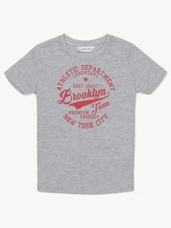 Luca & Lola Paulo T-Shirt 2-pak, Grey Melange/Navy