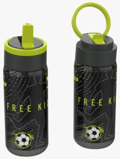 LunchBuddies Football Madkasse og Flaske, Black