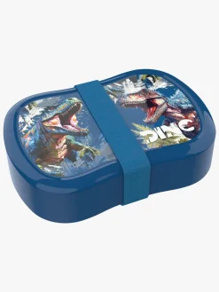 LunchBuddies T-Rex Madkasse, Blue