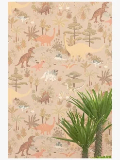 Majvillan Tapet Dinosaur Vibes, Sandy Beige