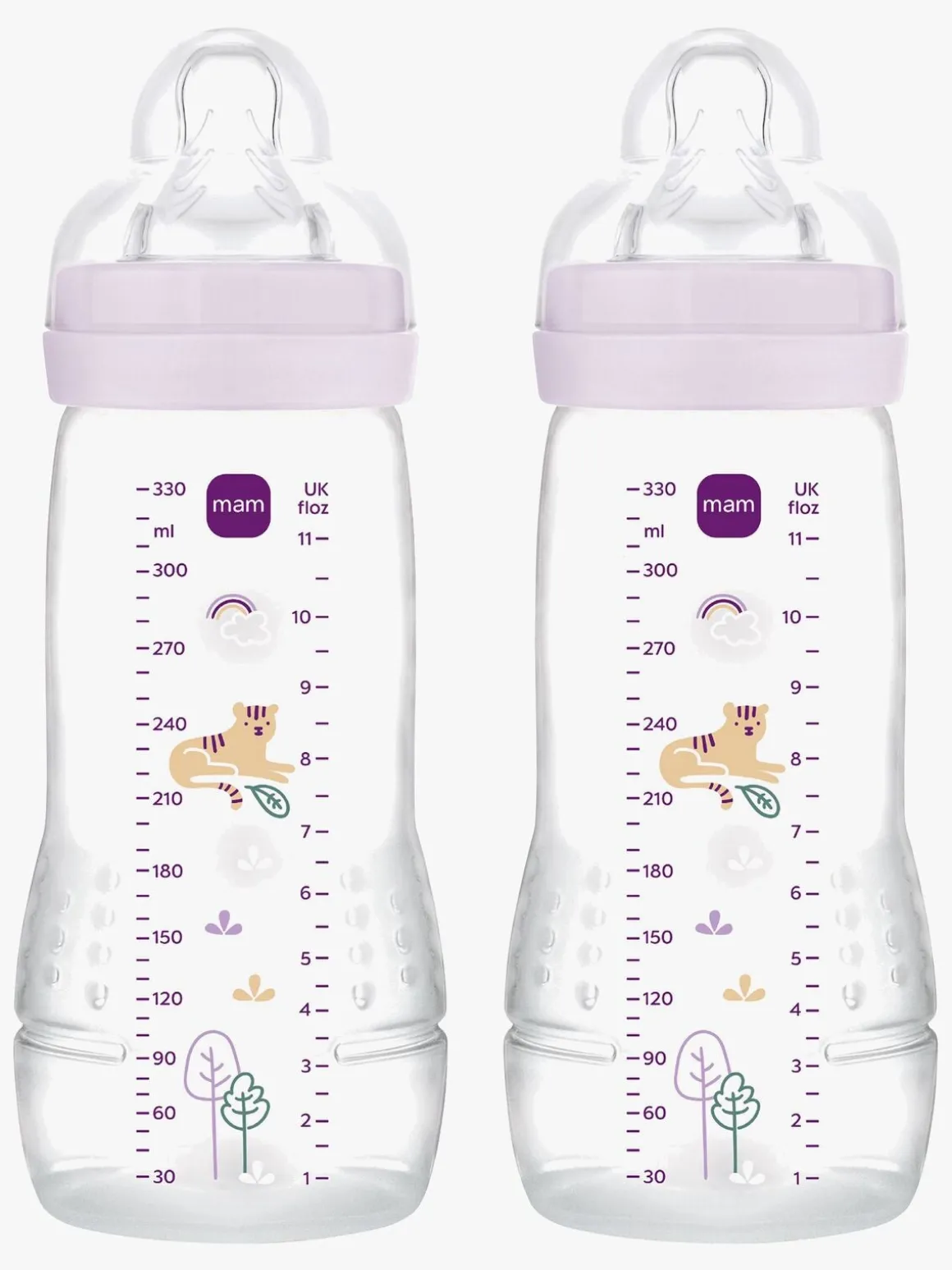 MAM Easy Active Sutteflaske 330 ml 2-pak, Pink