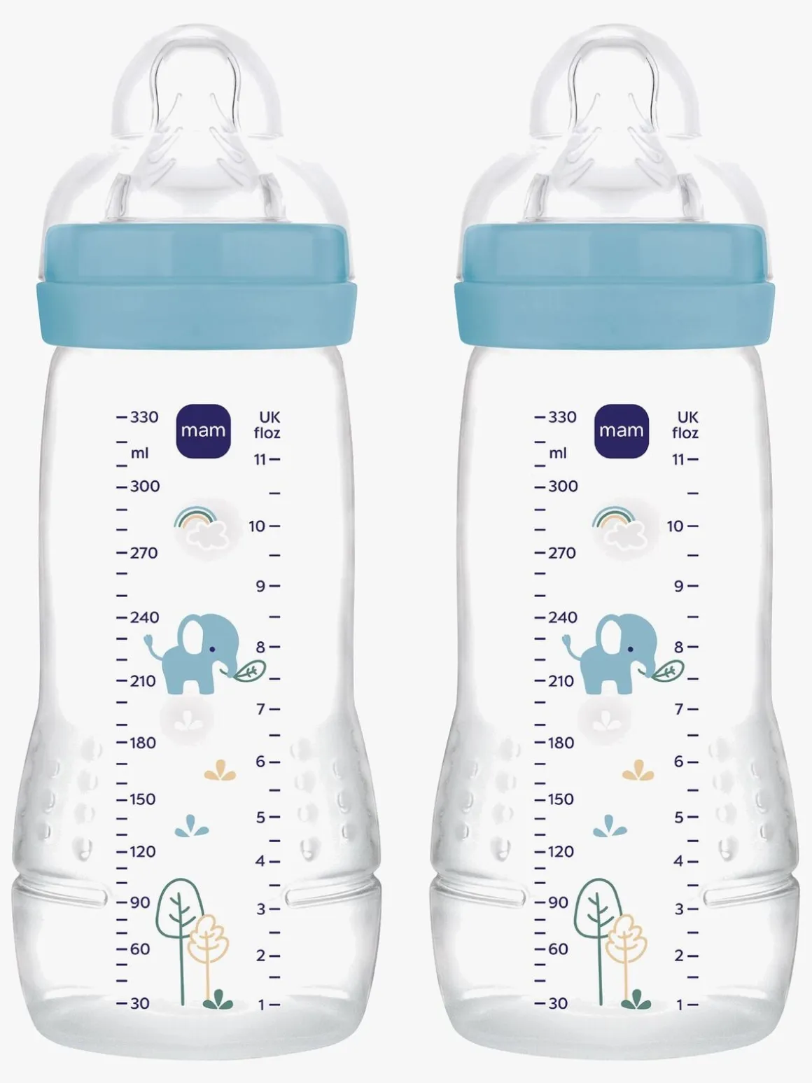 MAM Easy Active Sutteflaske 330 ml 2-pak, Blue
