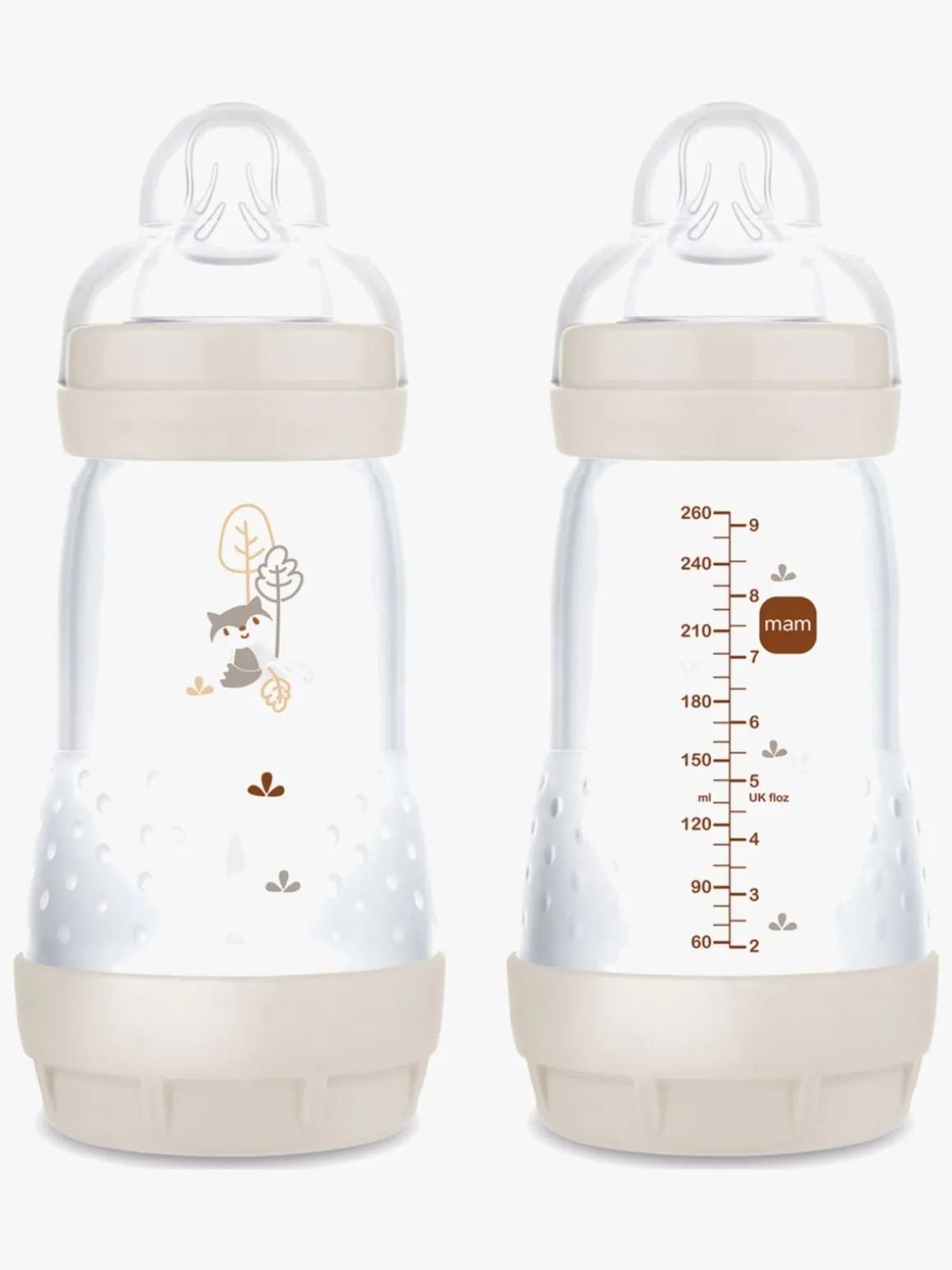 MAM Easy Start Sutteflaske Anti-kolik 260 ml 2-pak, Blå/Neutral